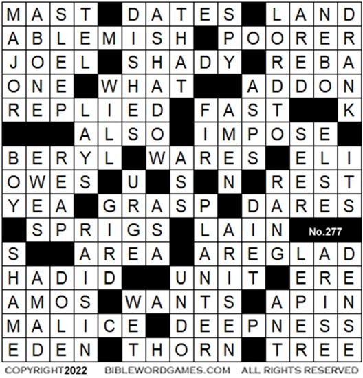 crossword puzzle free