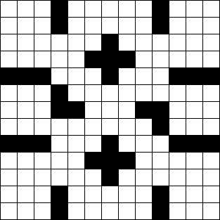 Bible Fill-in type crossword sample